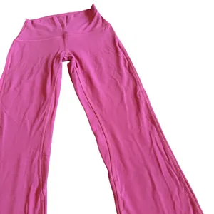 Lululemon High Waisted Full Length Leggings Pink Stretch Comfort Luxury Size 2 thumbnail 5