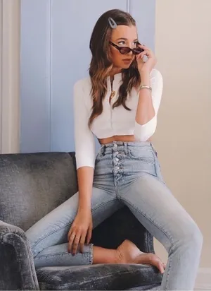 WeWoreWhat‎ Danielle Rigid Jeans thumbnail 1
