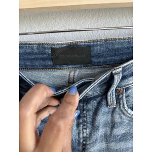 Buckle Black Fit 53 Distressed Ankle Skinny‎ Jeans Blue Denim Mid Rise Ripped 26 thumbnail 9