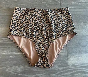 Aerie Cheeta High waisted Full coverage Swim Bottom thumbnail 1