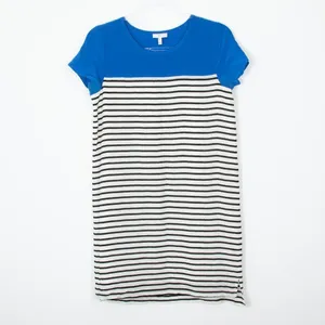 Joie‎ Momsen Short Sleeve Striped Silk Shift Dress Womens Size XS thumbnail 4