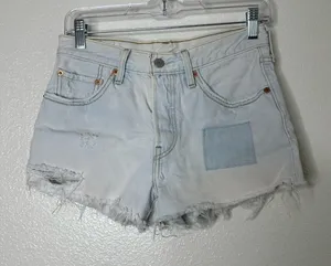 Levis‎ Button Fly Denim Cutoff Shorts 26 thumbnail 1