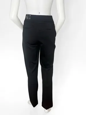 EXPRESS Black Pants Curvy Boot High Rise Double Knit Stretch Size XS NEW NWT thumbnail 3
