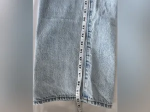 Aritzia Denim Forum The Farrah Hi-Rise Wide Leg Jeans Light Wash Size 29 thumbnail 10