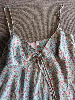 Vintage Victoria’s Secret Silk Wrap Top thumbnail 2