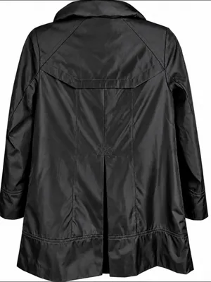 Marc New York Andrew Marc XS Black Raincoat Jacket Detachable Liner Faux Leather thumbnail 2