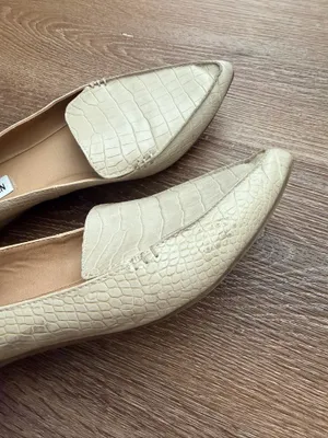 Steve Madden Croc Embossed Pointed Toe Slip-on Loafer Flats thumbnail 6