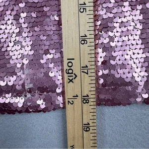 BuddyLove Sugar Pink Sequin 2 Piece Crop Top Mini Skirt Set XS NWT thumbnail 13