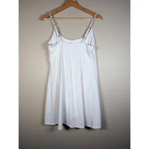 Abercrombie Fitch White Slip Dress Spaghetti Strap‎ Mini Dress Womens thumbnail 6
