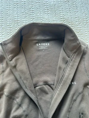 Layere Organic Cotton Espresso Brown zip jacket thumbnail 4