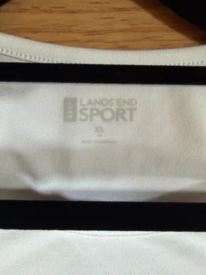 Lands' End White Pleated Sleeveless Tank Top thumbnail 2
