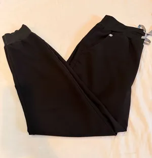 FIGS YOLA Skinny Scrub Pants Black Medium Petite M/P Technical Collection thumbnail 1
