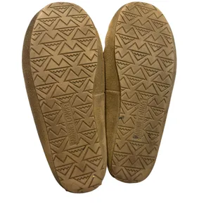 Minnetonka Shearling‎ Moccasins Size 6 Leather Lined Slippers thumbnail 5