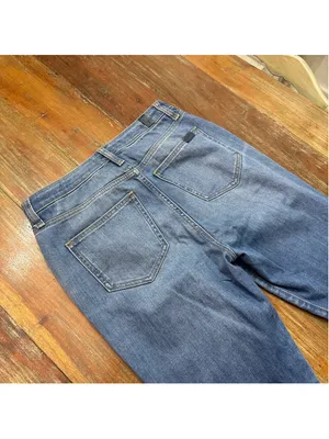 7 For All Mankind Ultra High Rise Skinny Boot Jeans Medium Wash Blue Size 28 thumbnail 14