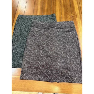 Banana Republic Margaret M Women’s Skirt Bundle Size L Gray Print 2 Piece Lot thumbnail 14