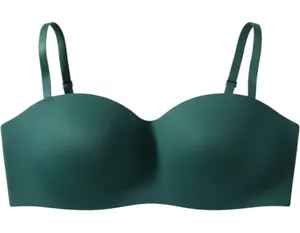 Victorias Secret No Wire Multi Way Bandeau Bra Teal Green Lightly Lined Large thumbnail 1
