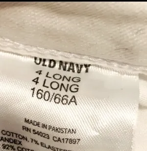 Old Navy Rock Star White Jeans thumbnail 6