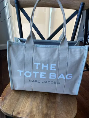 Marc Jacobs The Tote Bag Color-block Large Tote Bag - Beige Multi thumbnail 4