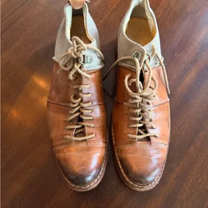 Vintage Timberland Boot Company Brown Lace Up Shoes 👞 Size 7 thumbnail 10