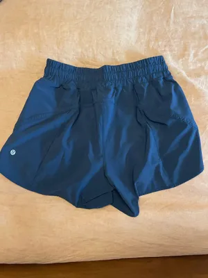 Lululemon Black Track That Shorts 5" thumbnail 3