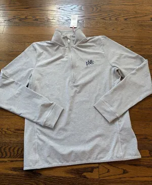 Vineyard Vines NWT Striped Quarter-Zip Pullover Shep shirt, PMC, s thumbnail 1
