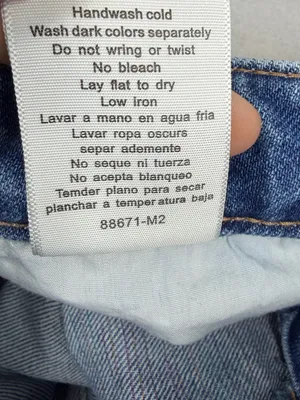 Judy Blue 90s Straight Jeans 3/26 High Rise Distressed Raw Hem Light Wash thumbnail 11
