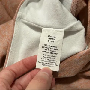 Beyond Yoga Peach Orange Spacedye Caught in the Midi Leggings Size Large Workout thumbnail 6