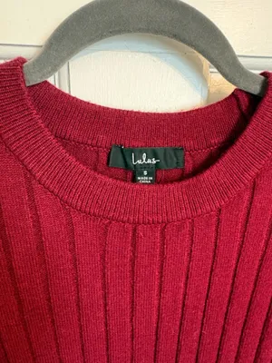 Lulus The Best Yet Ribbed Sweater Dress thumbnail 6