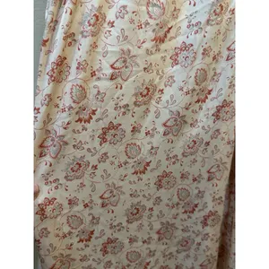 Aritzia Wilfred Toccata Satin Pant Floral Size‎ Medium Drawstring Pull On thumbnail 8