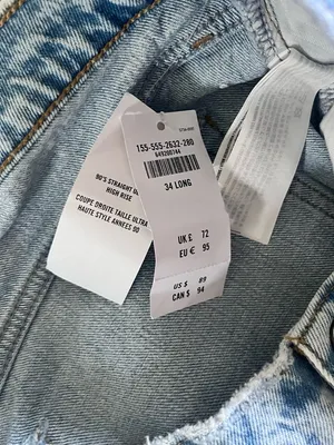 Abercrombie & Fitch Curve Love The ‘90s Straight Ultra High Rise Jeans Size 18 L thumbnail 3