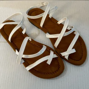 New. Women’s Flat Strappy Sandals – Elegant Summer Strappy Shoes thumbnail 13