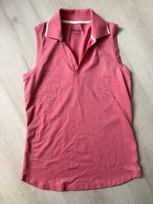 Walter Hagen Performance Women's Sleeveless V-Neck Golf Polo Shirt thumbnail 1