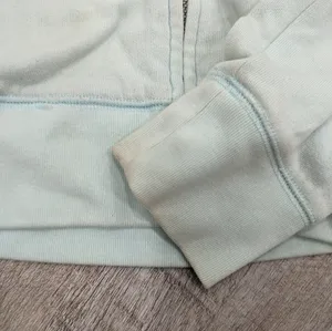 Victoria's Secret PINK Light Blue Zip Up Hoodie Size Large thumbnail 3