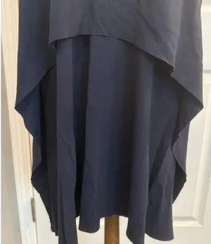 COS‎ Circle Cut Layered T-shirt Dress Sz MED Blue Flowy Lagenlook Minimalist EUC thumbnail 1