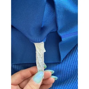 OFFLINE by Aerie Blue‎ Waffle Knit Seamless High Waisted Leggings Size Small thumbnail 4