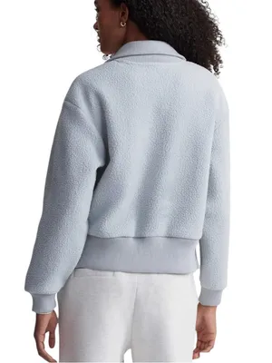 Varley Roselle Half-Zip Fleece Pullover Top Sweatshirt Pearl Blue Size S thumbnail 4