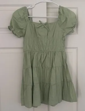 Green Babydoll Dress thumbnail 1