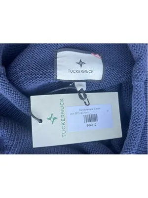 TUCKERNUCK Cotton Rollneck Americana Sweater Navy Academia Prep Thick Old Money thumbnail 10