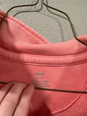 Aerie Happy Henley Everyday Polo Oversized Sweatshirt thumbnail 3
