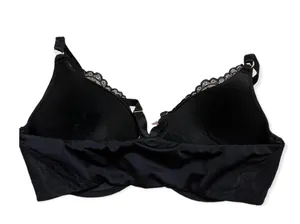 Black Lace Front Closure Crossback Bra Size 34DD thumbnail 4