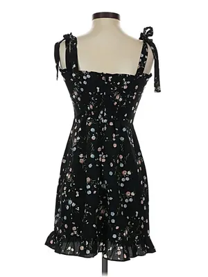 re:named Black floral dress thumbnail 2