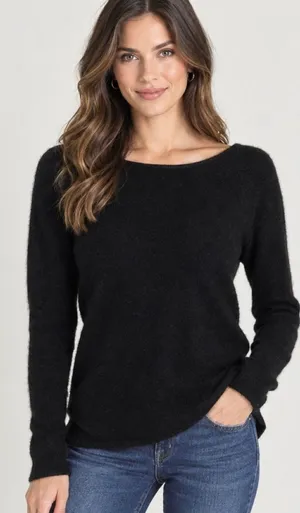 Cashmere Charter Club Luxury $199 100% Cashmere Woman’s S black cashmere sweater thumbnail 1