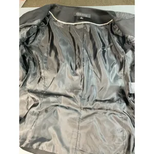 Anne Klein Women's Suit Jacket Blazer Metallic Gray Size‎ 8 Career Office thumbnail 3