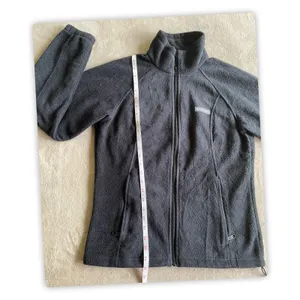 Columbia Women's Gray Full Zip Fleece Jacket M Soft Outdoor Hiking Coat thumbnail 2