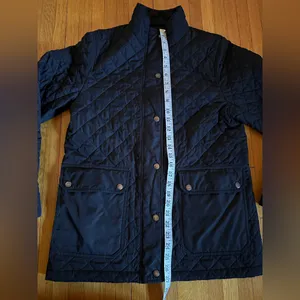 Land's End Women's Quilted Jacket Black, Size Small Size 6-8, Full Zip thumbnail 3