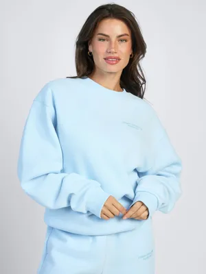 Comfrt Pastel Edit Light Blue Women's Sweatshirt Size Small thumbnail 2