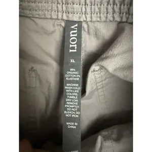 Vuori Womens Soft Pewter Vintage Ripstop Utility Shorts 4 Pockets Sz XL New thumbnail 4