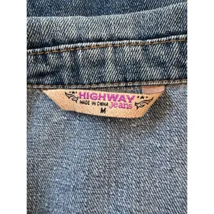 Vintage Y2K Highway Jeans Denim Cropped Vest thumbnail 7