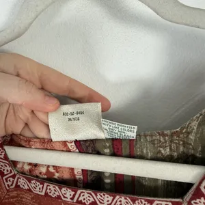 The Vermont Country Store 100% Cotton Floral Striped Muumuu House Dress Large thumbnail 6