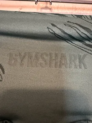 GYMSHARK‎ Power Leggings In Green Swirl Print Size Small thumbnail 7